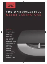 GBC FUSION 3000L Instruction Manual preview
