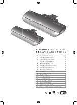 Предварительный просмотр 3 страницы GBC FUSION 3000L Instruction Manual