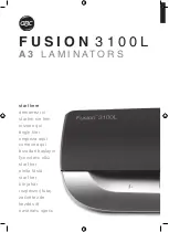 GBC FUSION 3100L Start Here предпросмотр