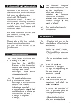 Preview for 4 page of GBC Fusion 5000L Instruction Manual