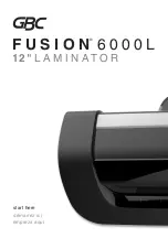 GBC FUSION 6000L Quick Start Manual preview