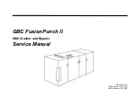 Preview for 1 page of GBC FusionPunch II Service Manual