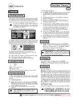 Предварительный просмотр 8 страницы GBC GBC Proclick Pronto User Manual