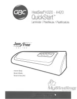 Preview for 2 page of GBC H320 Quick Start Manual