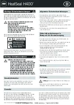 Предварительный просмотр 7 страницы GBC HeatSeal H400 Instruction Manual