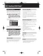 Preview for 4 page of GBC HeatSeal H535 Turbo Instruction Manual