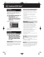 Preview for 20 page of GBC HeatSeal H535 Turbo Instruction Manual