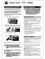 Preview for 4 page of GBC HeatSeal Sprint H950 Instruction Manual