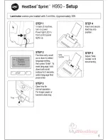 Предварительный просмотр 6 страницы GBC HeatSeal Sprint H950 Instruction Manual