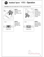 Preview for 7 page of GBC HeatSeal Sprint H950 Instruction Manual