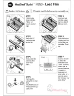 Preview for 8 page of GBC HeatSeal Sprint H950 Instruction Manual