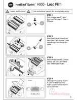 Preview for 9 page of GBC HeatSeal Sprint H950 Instruction Manual