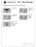 Предварительный просмотр 10 страницы GBC HeatSeal Sprint H950 Instruction Manual