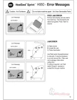 Preview for 12 page of GBC HeatSeal Sprint H950 Instruction Manual