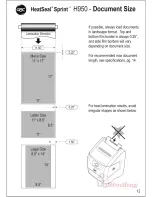 Предварительный просмотр 13 страницы GBC HeatSeal Sprint H950 Instruction Manual