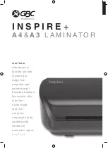 GBC Inspire A3 Start Here Manual preview