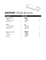 Preview for 2 page of GBC Inspire Plus A3 Instruction Manual