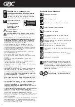 Preview for 10 page of GBC M12-12 Instruction Manual