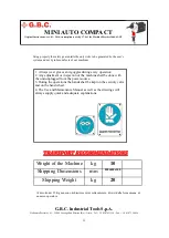 Preview for 11 page of GBC MINI AUTO COMPACT Instruction Manual