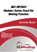 GBC Modular Series Instruction Manual preview
