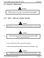 Preview for 134 page of GBC ORBIT 2000 Operating & Maintenance Manual