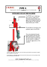 Предварительный просмотр 5 страницы GBC PIPE 6 Instruction Manual