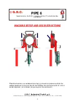 Предварительный просмотр 11 страницы GBC PIPE 6 Instruction Manual