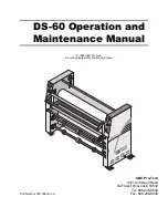 GBC PRO-TECH DS-60 Operation And Maintenance Manual preview