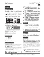 Preview for 3 page of GBC Proclick Pronto P3000 Operating Procedures Manual