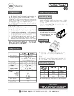 Preview for 4 page of GBC Proclick Pronto P3000 Operating Procedures Manual