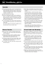 Preview for 6 page of GBC SHEDMASTER RDS 1713 Instruction Manual