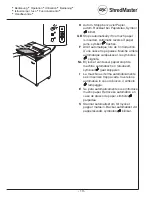 Предварительный просмотр 13 страницы GBC Shredmaster 3270M Operating Instructions Manual