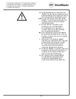 Preview for 25 page of GBC Shredmaster 3270M Operating Instructions Manual