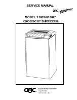 Preview for 22 page of GBC Shredmaster 5160X Service Manual