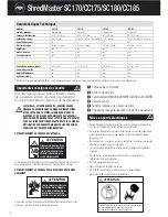 Предварительный просмотр 6 страницы GBC SHREDMASTER CC175 Instruction Manual