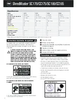 Предварительный просмотр 8 страницы GBC SHREDMASTER CC175 Instruction Manual