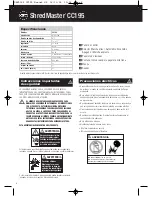 Preview for 8 page of GBC Shredmaster CC195 Instruction Manual