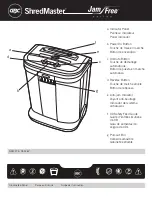 Preview for 3 page of GBC ShredMaster Jam Free GSS167 Instruction Manual