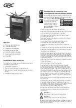 Предварительный просмотр 8 страницы GBC SHREDMASTER SM15-08 Quick Start Manual