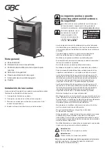 Предварительный просмотр 12 страницы GBC SHREDMASTER SM15-08 Quick Start Manual