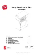 Preview for 1 page of GBC SmartPunch Plus Installation Manual