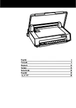 Preview for 2 page of GBC SureBind System One Instruction Manual