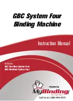 GBC System Four Instruction Manual preview