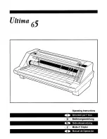 GBC Ultima 65 Operating Instructions Manual preview