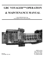 Предварительный просмотр 2 страницы GBC VOYAGER Instruction Manual