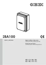 GBD BA100 Instructions For Installations preview