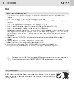 Preview for 18 page of GBD BA100 Instructions For Installations