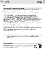 Preview for 42 page of GBD BA100 Instructions For Installations