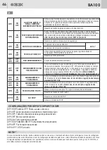 Preview for 48 page of GBD BA100 Instructions For Installations