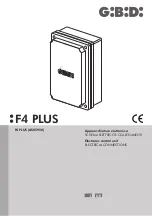 Preview for 1 page of GBD F4 PLUS Electrical Connections